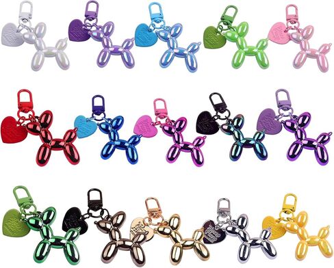 سلسلة مفاتيح جيلي بالون للكلاب للنساء المراهقات والبنات اللطيفة مصممة على شكل حقيبة ظهر ومحفظة وحقيبة يد وحقيبة كتب in Kuwait