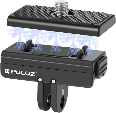 PULUZ المغناطيسي الإفراج السريع جبل متوافق مع Insta360 Ace Pro / Ace، جبل محول قاعدة مغناطيسية in Saudi Arabia