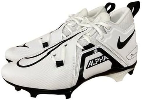 حذاء Alpha Menace Pro 3 عريض (عرض) متوسط ​​للرجال باللون الأبيض والأسود DH3292-100 مقاس 10. 5 عرض (عرض) أمريكي in Saudi Arabia