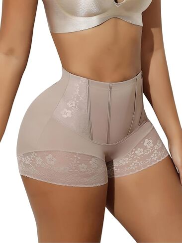 شورت نسائي عالي الخصر بدون خياطة مناسب لمحيط ثلاثي الأبعاد مع تسطيح قوي للبطن ورفع المؤخرة in Kuwait