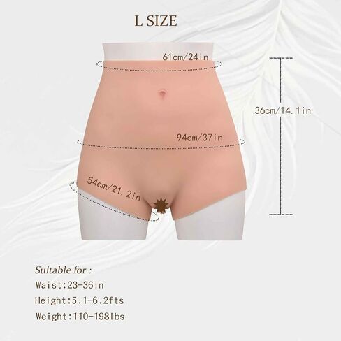 Silicone Vagina Boxer Briefs Fake Vagina Underwear Butt Lifter Panty for Crossdresser Drag Queen in Kuwait