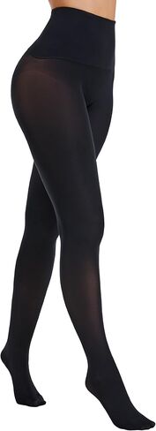 HONENNA Clean Look Seamless Tights for Women, Seamless Waistband, One-Piece Knit Legs, Tights for Dresses and Skirts in Saudi Arabia