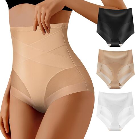ملابس داخلية نسائية عالية الخصر، سراويل داخلية قابلة للتمدد للتحكم في البطن، سراويل داخلية ناعمة للأولاد، سراويل داخلية مريحة لشكل الجسم in Kuwait