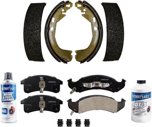 Detroit Axle - Rear Brake Kit for Chevrolet Cobalt Pontiac G4 G5 Pursuit Saturn Ion Brake Drums Brakes Shoes Replacement in Saudi Arabia