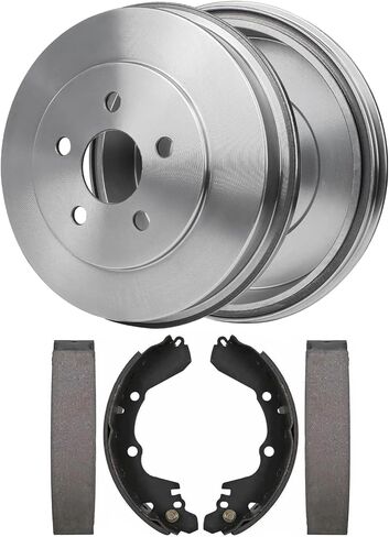 Detroit Axle - Rear Brake Kit for Chevrolet Cobalt Pontiac G4 G5 Pursuit Saturn Ion Brake Drums Brakes Shoes Replacement in Saudi Arabia