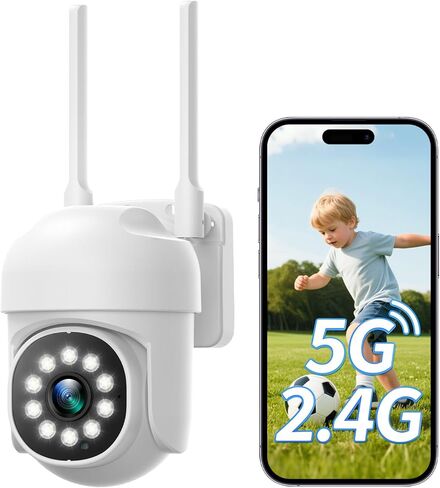 CAMCAMP Security Cameras Wireless Outdoor, 4-Cam Kit, Solar Powered, 2K Home Security Cameras System with PIR Detection, Color Night Vision, 2-Way Talk, IP66 Waterproof, 2.4G WiFi in Kuwait