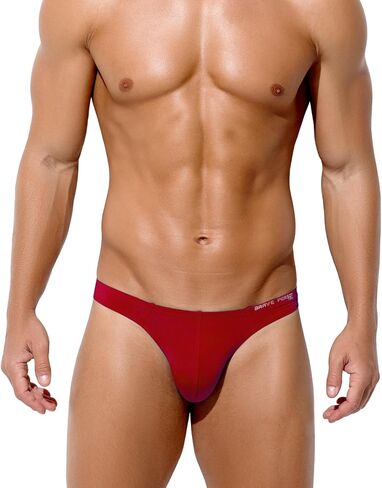 Men's Thongs Pouch Underwear Low Rise G-String Bikini in Saudi Arabia