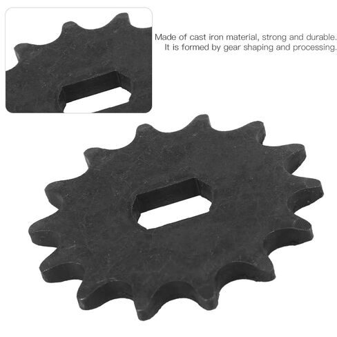 ضرس من الحديد الزهر 14T لسكوتر الدراجة الكهربائية، ضرس بتصميم عالي التحمل على شكل تروس للدراجات الإلكترونية ومحركات الدراجات البخارية in Kuwait