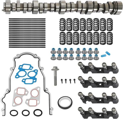 E1840P Sloppy Stage 2 LS طقم عمود الحدبات مع سدادات زنبركية أختام جوانات مجموعة رافعات تناسب 97-13 Buick Chevy GMC Envoy V8 5.3 6.0L 6.2L LS1 LS2 LS6 LQ4 LQ9 HL2148S in Saudi Arabia