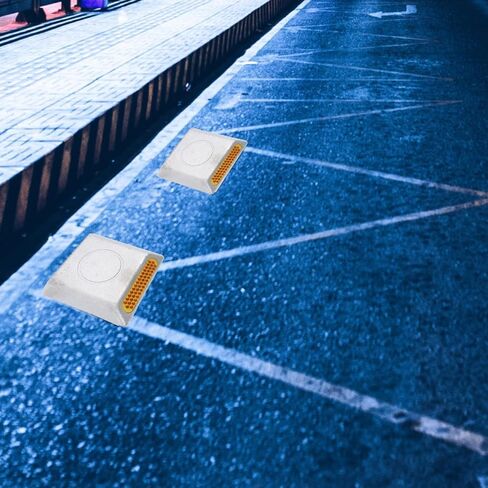 TOYANDONA Heavy Duty Driveway Markers Reflective Road Reflectors Yellow Arrow Signs for Outdoor Safety in Saudi Arabia