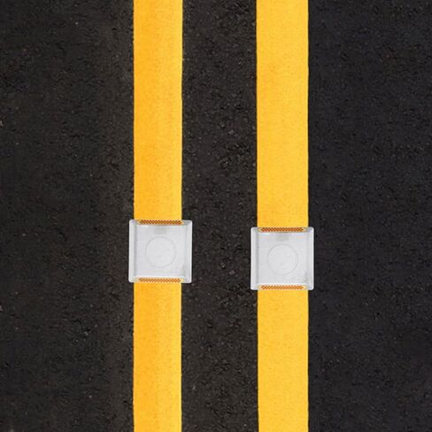 TOYANDONA Heavy Duty Driveway Markers Reflective Road Reflectors Yellow Arrow Signs for Outdoor Safety in Saudi Arabia