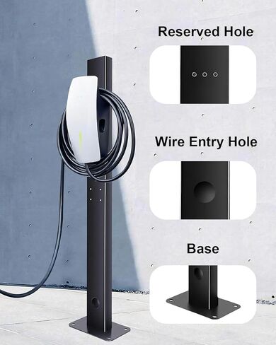 2026 تسلا شاحن الركيزة في الهواء الطلق صندوق الحائط شاحن الركيزة لشاحن EV محطة شحن تسلا حامل شاحن EV الركيزة EV الركيزة للجنرال 3 تسلا موصل المحمول J1772 in Kuwait