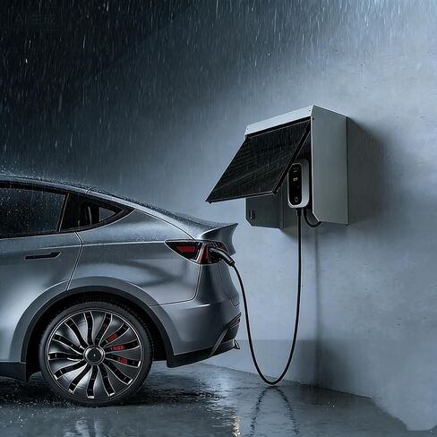 غطاء شاحن EV مقاوم للطقس، حاوية شاحن EV خارجي، صندوق شاحن EV مثبت على الحائط، غطاء مطر لشاحن EV متوافق مع الحماية الداخلية والخارجية in Kuwait