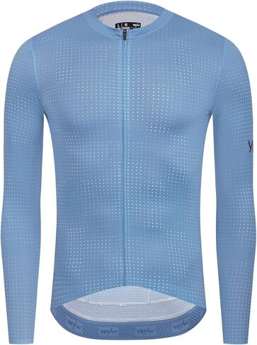 YKYWBIKE Cycling Jersey Men Long Sleeves Bike Jersey with Pockets Breathable MTB Biker Shirts Biking Shirts for Men Cycling in Saudi Arabia