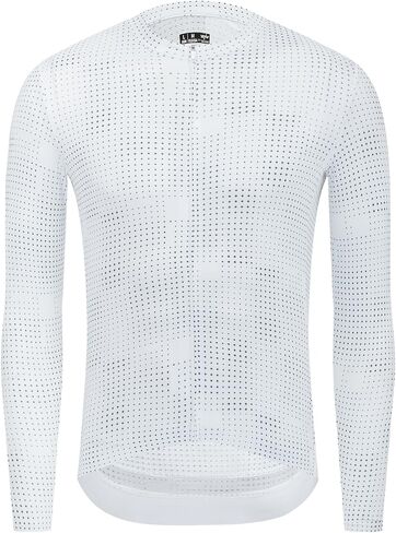YKYWBIKE Cycling Jersey Men Long Sleeves Bike Jersey with Pockets Breathable MTB Biker Shirts Biking Shirts for Men Cycling in Saudi Arabia