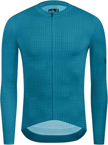 YKYWBIKE Cycling Jersey Men Long Sleeves Bike Jersey with Pockets Breathable MTB Biker Shirts Biking Shirts for Men Cycling in Saudi Arabia