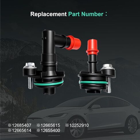 12685407 & 12665644 PCV Valve Set Fit for Chevrolet Cruze Equinox Malibu Trax Volt Buick Encore GMC Terrain 1.4L 1.5L Engines 2016-2024 Positive Crankcase Ventilation Valve Kit in Saudi Arabia