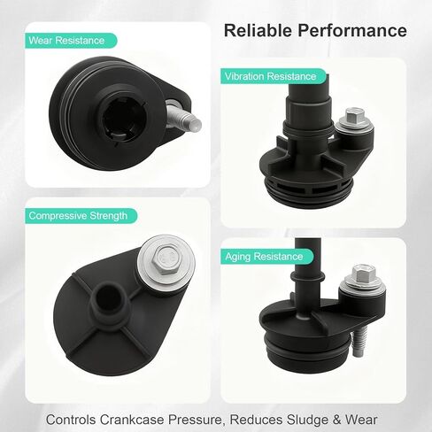 12685407 & 12665644 PCV Valve Set Fit for Chevrolet Cruze Equinox Malibu Trax Volt Buick Encore GMC Terrain 1.4L 1.5L Engines 2016-2024 Positive Crankcase Ventilation Valve Kit in Saudi Arabia