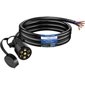 سلك مقطورة 6 أقدام للخدمة الشاقة 7 اتجاهات من النحاس النقي 7 قابس مقطورة سلك مضمن 72 بوصة 7 دبوس أسلاك مقطورة شفرة مزدوجة مصبوبة 7 دبوس قابس دائري لعربة Rvs in Kuwait