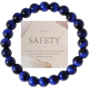 مجموعة أساور نية الطاقة الإيجابية، 12 نمطًا ذا معنى مع بطاقات ملهمة - القوة والحب والحظ والحماية والبدايات الجديدة، أساور مطرزة للجنسين للارتداء اليومي وهدايا مدروسة in Kuwait