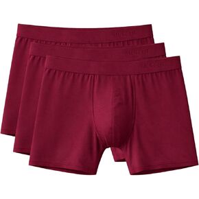 SilkCut Premium Micro Modal Air Boxer Briefs for Men – Breathable Underwear, Moisture Control, Comfortable Fit - Cabernet in Saudi Arabia