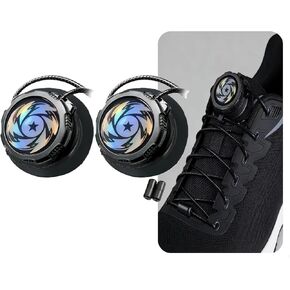 لا توجد أربطة للأحذية، إبزيم دوار تلقائي، رباط للأحذية بقفل بدون أربطة على شكل مقبض، 59 بوصة لا يمكن ضبط أربطة الأحذية بسرعة، لا يتطلب التجميع، مقاس واحد يناسب الجميع in Kuwait