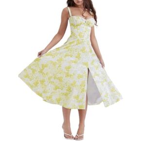 Floral Bustier Midriff Waist Shaper Dress, Bustier Midriff Waist Shaper Dress, Bustier Midriff Waist Shaper Dress in Saudi Arabia