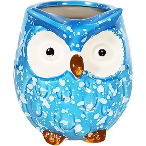 Ceramic Cat Shaped Pen Pencil Holder for Desk Decoration Accessories Cat Decor Makeup Brush Pen Cups Succulent Plant Pot Office School Ideal Gifts for Women, Mom or Birthdays in Kuwait