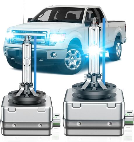 مناسب لمصباح Ford 2013-2014 F150 2013-2019 Escape Titanium Edge Flex D3S HID، جهاز عرض شاحنة OEM F-150 35W D3S استبدال مصابيح زينون الأمامية، 8000K D3SC1 ثنائي زينون، حزمة من 2 in Saudi Arabia