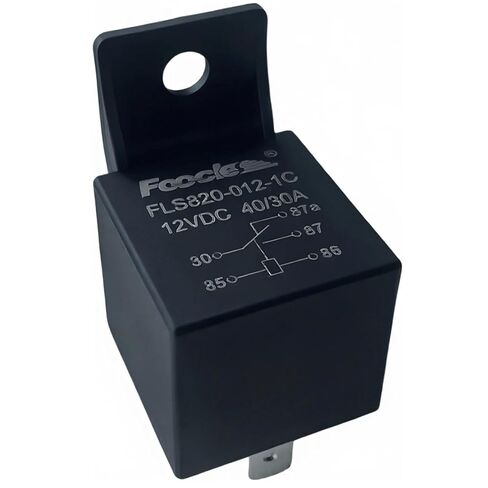 2 قطعة FLS820-012-1C 12 فولت 5 دبوس SPDT Mini ISO Relay، 40/30A، النوع B 30/85/86/87/87a، مع علامة تبويب لمضخة الوقود، المروحة، مكيف الهواء، الأضواء in Saudi Arabia