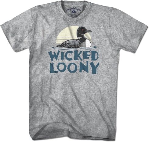 تي شيرت Chowdaheadz Wicked Loony - تي شيرت كلاسيكي للجنسين من مزيج القطن الناعم in Saudi Arabia