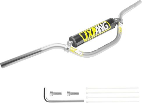 7/8" 22mm Dirt Bike Handlebars, High/Mid/Low Rise, CNC 6061-T6 Aluminum w/Foam Pad, Universal for Pit Dirt Bike ATV Quad Motocross Mini Bike CRF YZF KXF KLX (Black, High Rise Handlebar) in Saudi Arabia