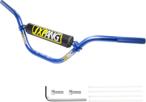 7/8" 22mm Dirt Bike Handlebars, High/Mid/Low Rise, CNC 6061-T6 Aluminum w/Foam Pad, Universal for Pit Dirt Bike ATV Quad Motocross Mini Bike CRF YZF KXF KLX (Black, High Rise Handlebar) in Saudi Arabia