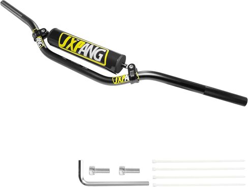 7/8" 22mm Dirt Bike Handlebars, High/Mid/Low Rise, CNC 6061-T6 Aluminum w/Foam Pad, Universal for Pit Dirt Bike ATV Quad Motocross Mini Bike CRF YZF KXF KLX (Black, High Rise Handlebar) in Saudi Arabia