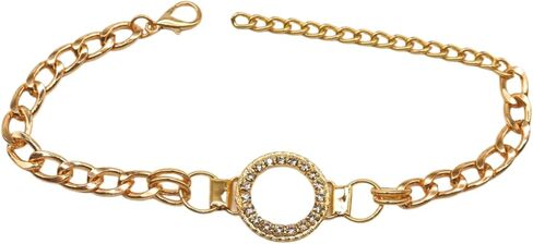 TrendyFashionJewelry Women Western Boot Chain Gold Metal Bling Bracelet Shoe Anklet High Heel Circle Ring Charm Handmade In USA BC160 in Saudi Arabia