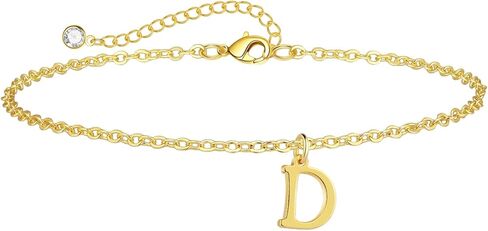 أساور الكاحل الأولية الذهبية للنساء، سوار خلخال مطلي بالذهب عيار 14 قيراط، عصري خفيف الوزن ومقاوم للماء، خلخال أنيق هدية مجوهرات صيفية للشاطئ in Kuwait