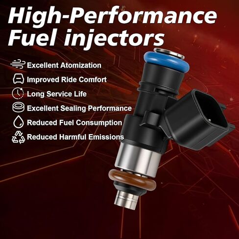 Fuel Injectors 0280158091 3.5L 3.7L 4Holes Fits for:2008 2009 2010 2011 2012 Ford Taurus 2007-2010 Edge Fusion Flex for:2008-2015 Mazda CX9, for:2007-2012 Lincoln MKZ MKX 6PCS V6 in Kuwait