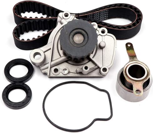TBK224 Engine Timing Belt Kit with Water Pump with Gasket Compatible for Honda Civic 1996-2000 1.6L SOHC 97 D16Y5 D16Y7 D16Y8 in Saudi Arabia