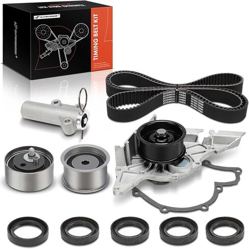 مجموعة حزام توقيت المحرك A-Premium مع مضخة مياه متوافقة مع سيارات Audi - A6 Quattro 2000-2004، Allroad Quattro 2001-2005، S4 2000-2002 - 2.7L in Saudi Arabia
