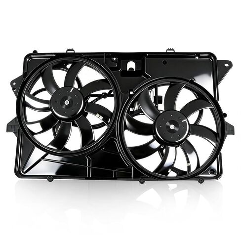 مجموعة مروحة تبريد رادياتير المحرك متوافقة مع Flex Limited SE SEL 2009 3.5L V6 استبدل 8A8Z8C607C 8A8Z8C607A 621005 FO3115192 مروحة مشعاع مزدوجة in Kuwait