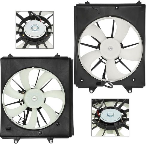 ECCPP 621-281 611360 HO3113131 Cooling Fan 601360 Cooling Fan Replacement for 2011-2017 for Honda for Odyssey 3.5L in Saudi Arabia