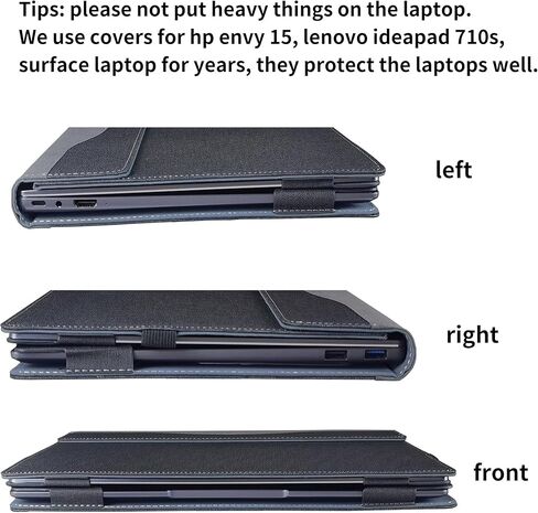 غطاء حقيبة الكمبيوتر المحمول لجهاز HP Laptop 14s-cr 14s-cf 14-fq 14z-fq 14s-fr 14 بوصة [لا يناسب الطرز الأخرى] حقيبة كمبيوتر محمولة قابلة للفصل واقية من جلد البولي يوريثان مع حامل قلم (نبيذ أحمر) in Kuwait