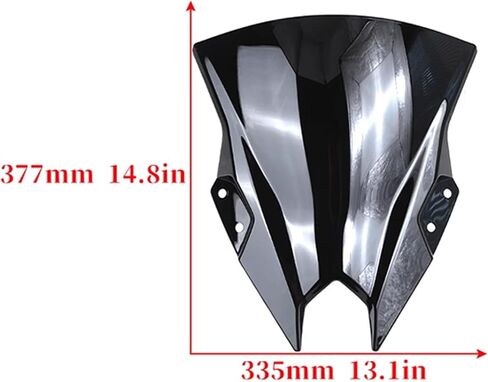 مناسبة للنينجا 500 ninja500 2025 2024 تعديل جديد الزجاج الأمامي الزجاج الأمامي هدية الزجاج الأمامي للدراجات النارية الملحقات in Kuwait