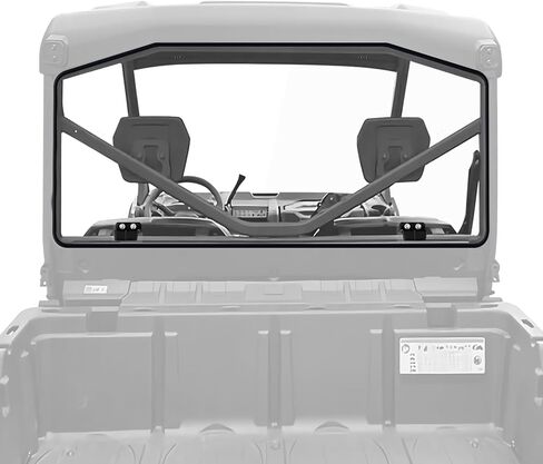 Rear Windshield for Can-Am Defender HD5 HD7 HD8 HD9 HD10 Max 2016-2025 Accessories, Clear Back Window Polycarbonate Windscreen, Protects Against Debris in Saudi Arabia