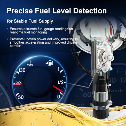 Electric Fuel Pump Assembly Compatible with Ford Crown Victoria Lincoln Town Car Mercury Grand Marquis Marauder V8 4.6L 2003 2004, Replace E2336S in Saudi Arabia
