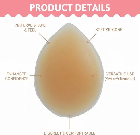 زوج واحد من وسادات الورك السيليكون اللاصقة للنساء، وسادات غمس الورك قابلة لإعادة الاستخدام، وسادة المؤخرة للنساء، معزز الأرداف اللزجة، مناسبة لتعزيز شكل الورك، ملابس تحت الجسم للحصول على مظهر أكثر سلاسة in Kuwait