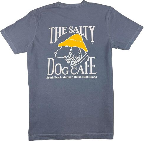 تي شيرت قصير الأكمام مصبوغ بصبغة للبالغين من Salty Dog in Kuwait