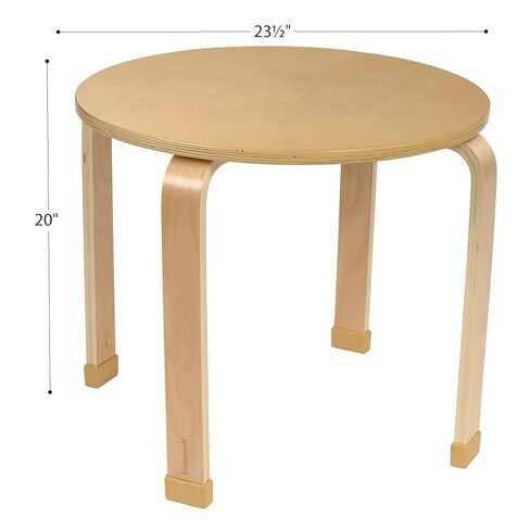 معالم البيئات Bentwood المائدة المستديرة 20 "H in Kuwait