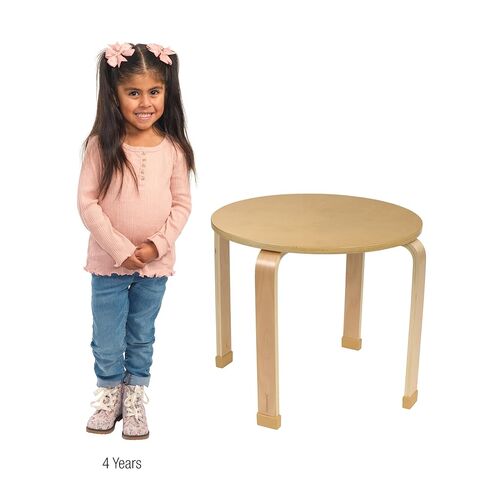 معالم البيئات Bentwood المائدة المستديرة 20 "H in Kuwait