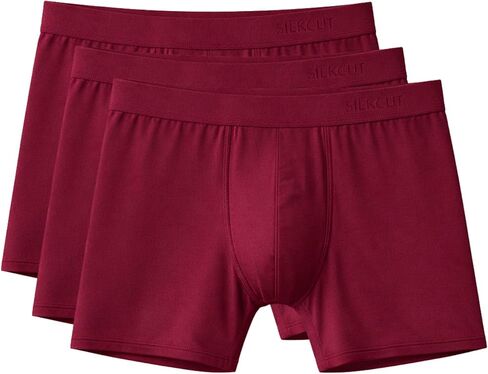 سراويل داخلية SilkCut Premium Micro Modal Air Boxer للرجال - ملابس داخلية مسامية، تحكم في الرطوبة، ملاءمة مريحة - Cabernet in Saudi Arabia